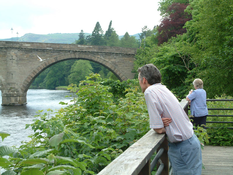 Dunkeld Bridge to Dunkeld Cathedral Historic Trail Walk